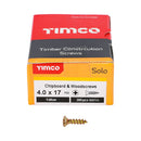 TIMCO Screws TIMCO Solo Countersunk Gold Woodscrews