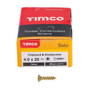 TIMCO Screws TIMCO Solo Countersunk Gold Woodscrews