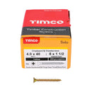 TIMCO Screws TIMCO Solo Countersunk Gold Woodscrews