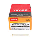 TIMCO Screws TIMCO Solo Countersunk Gold Woodscrews