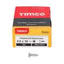 TIMCO Screws TIMCO Solo Countersunk Silver Woodscrews