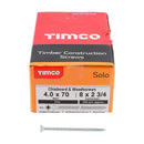 TIMCO Screws TIMCO Solo Countersunk Silver Woodscrews