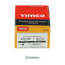 TIMCO Screws TIMCO Solo Countersunk Silver Woodscrews