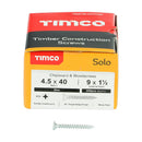 TIMCO Screws TIMCO Solo Countersunk Silver Woodscrews