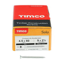 TIMCO Screws TIMCO Solo Countersunk Silver Woodscrews