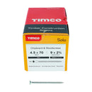 TIMCO Screws TIMCO Solo Countersunk Silver Woodscrews