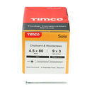 TIMCO Screws TIMCO Solo Countersunk Silver Woodscrews