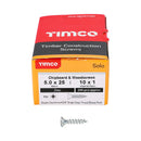 TIMCO Screws TIMCO Solo Countersunk Silver Woodscrews