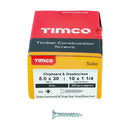 TIMCO Screws TIMCO Solo Countersunk Silver Woodscrews