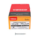 TIMCO Screws TIMCO Solo Countersunk Silver Woodscrews