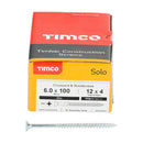 TIMCO Screws TIMCO Solo Countersunk Silver Woodscrews
