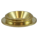TIMCO Screws TIMCO Threaded Screw Caps Solid Brass Satin Brass