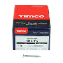 TIMCO Screws TIMCO Twin-Threaded Countersunk Silver Woodscrews