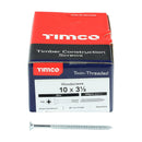 TIMCO Screws TIMCO Twin-Threaded Countersunk Silver Woodscrews
