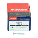 TIMCO Screws TIMCO Twin-Threaded Countersunk Silver Woodscrews