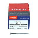 TIMCO Screws TIMCO Twin-Threaded Countersunk Silver Woodscrews