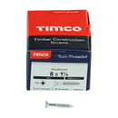 TIMCO Screws TIMCO Twin-Threaded Countersunk Silver Woodscrews