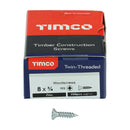 TIMCO Screws TIMCO Twin-Threaded Countersunk Silver Woodscrews