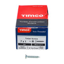TIMCO Screws TIMCO Twin-Threaded Countersunk Silver Woodscrews