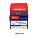 TIMCO Screws TIMCO Twin-Threaded Countersunk Silver Woodscrews