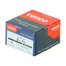 TIMCO Screws TIMCO Twin-Threaded Countersunk Silver Woodscrews