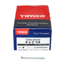 TIMCO Screws TIMCO Twin-Threaded Countersunk Silver Woodscrews