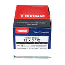 TIMCO Screws TIMCO Twin-Threaded Countersunk Silver Woodscrews