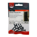 TIMCO Screws TIMCO Twin-Threaded Round Head Black Woodscrews