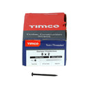 TIMCO Screws TIMCO Twin-Threaded Round Head Black Woodscrews