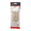 TIMCO Screws TIMCO Two Piece Screw Caps Cream - To Fit 3.5 to 4.2 Screw