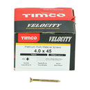 TIMCO Screws TIMCO Velocity Premium Multi-Use Countersunk Gold Woodscrews
