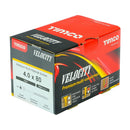TIMCO Screws TIMCO Velocity Premium Multi-Use Countersunk Gold Woodscrews