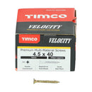 TIMCO Screws TIMCO Velocity Premium Multi-Use Countersunk Gold Woodscrews