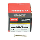 TIMCO Screws TIMCO Velocity Premium Multi-Use Countersunk Gold Woodscrews