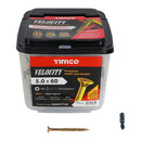 TIMCO Screws TIMCO Velocity Premium Multi-Use Countersunk Gold Woodscrews