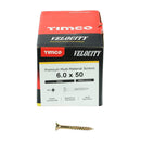 TIMCO Screws TIMCO Velocity Premium Multi-Use Countersunk Gold Woodscrews