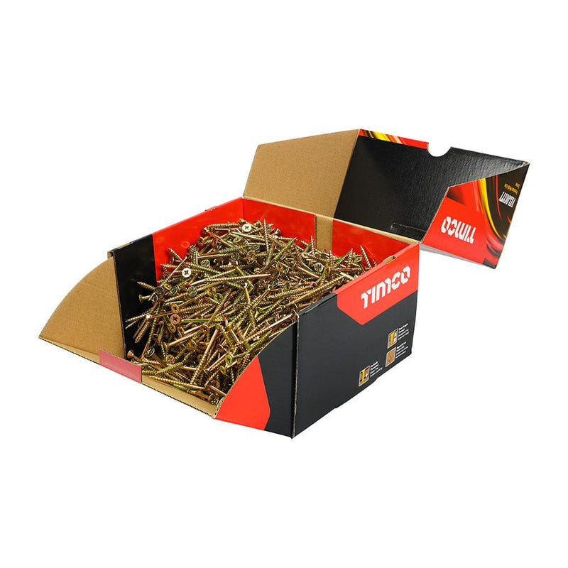 TIMCO Screws TIMCO Velocity Premium Multi-Use Countersunk Gold Woodscrews - Industry Packs