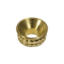 TIMCO Screws To fit 3.5 Screw TIMCO Knurled Brass Inset Screw Cup