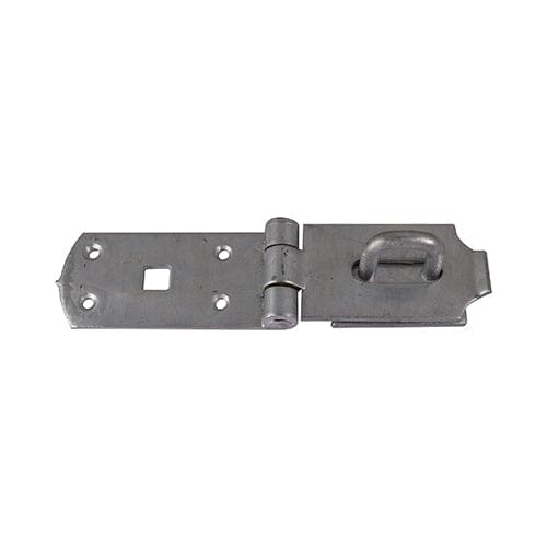 TIMCO Security & Ironmongery 10" / Plain Bag TIMCO Heavy Duty Hasp & Staple Secure Bolt On Hot Dipped Galvanised