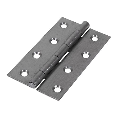 TIMCO Security & Ironmongery 100 x 58 TIMCO Uncranked Butt Hinges (5050) Steel Self Colour