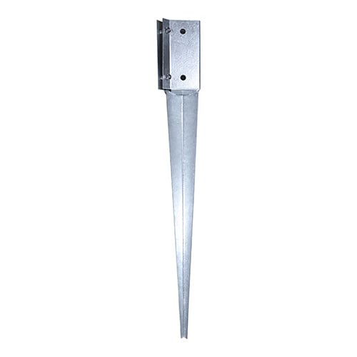 TIMCO Security & Ironmongery 100 x 600mm TIMCO Drive in Post Spike Bolt Secure Hot Dipped Galvanised