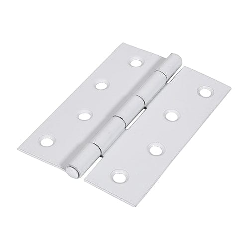 TIMCO Security & Ironmongery 100 x 70 TIMCO Butt Hinges Fixed Pin (1838) Steel White