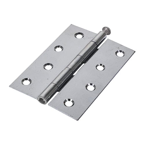 TIMCO Security & Ironmongery 100 x 71 TIMCO Butt Hinges Loose Pin (1840) Steel Polished Chrome