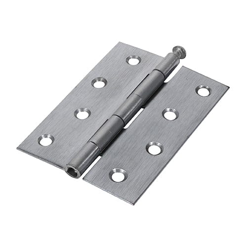 TIMCO Security & Ironmongery 100 x 71 TIMCO Butt Hinges Loose Pin (1840) Steel Satin Chrome