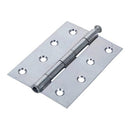 TIMCO Security & Ironmongery 100 x 71 TIMCO Butt Hinges Loose Pin (1840) Steel Silver