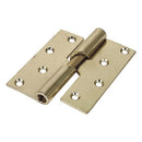 TIMCO Security & Ironmongery 100 x 86 TIMCO Rising Butt Hinges Left Hand Steel Electro Brass