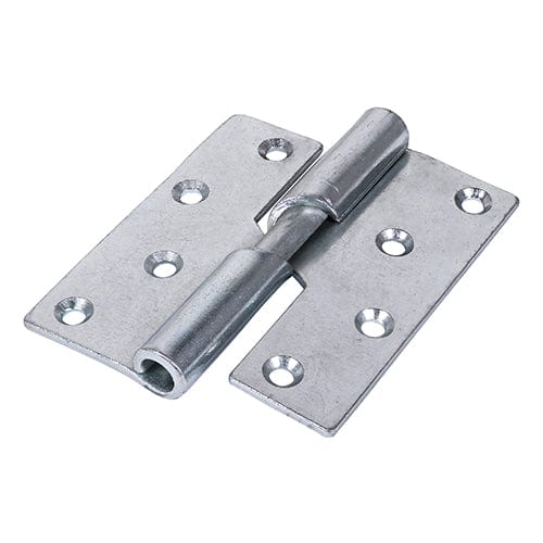 TIMCO Security & Ironmongery 100 x 86 TIMCO Rising Butt Hinges Left Hand Steel Silver