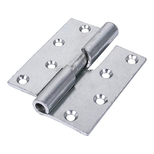 TIMCO Security & Ironmongery 100 x 86 TIMCO Rising Butt Hinges Right Hand Steel Silver