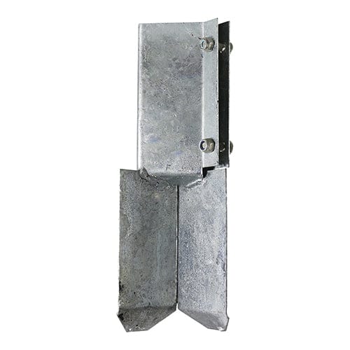 TIMCO Security & Ironmongery 100mm TIMCO Concrete In Shoe Bolt Post Support Bolt Secure Hot Dipped Galvanised