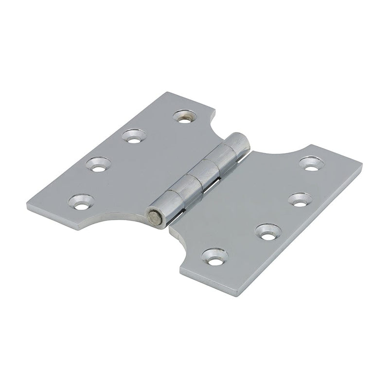TIMCO Security & Ironmongery 102 x 100 TIMCO Parliament Brass Hinges Polished Chrome